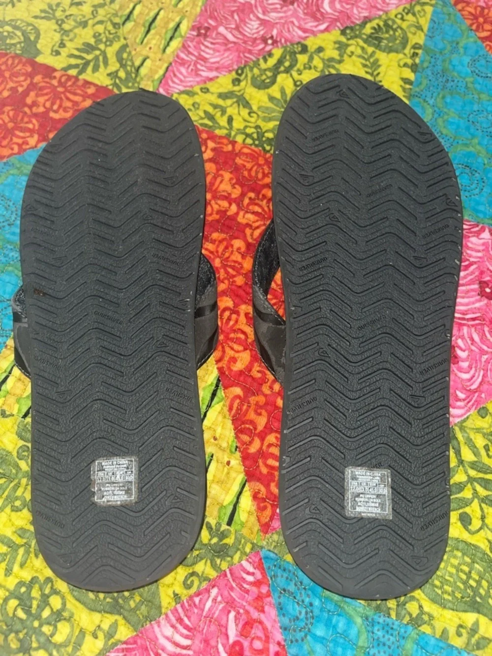 Quiksilver Black Men's Thong Sandals